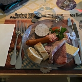 120 - Savonds kregen we een echte Beierse maaltijd dit was het voorgerecht